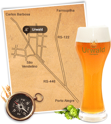 Mapa de Localiza&ccedil;&atilde;o : Urwald